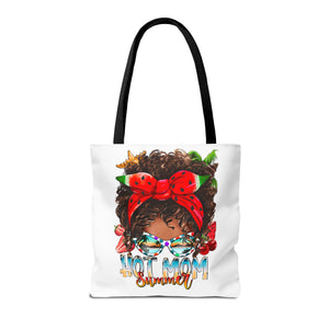 Hot Mom Summer Afro Tote Bag-Phoenix Styles