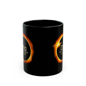 Ohio Total Solar Eclipse Black Mug (11oz, 15oz)-Phoenix Styles