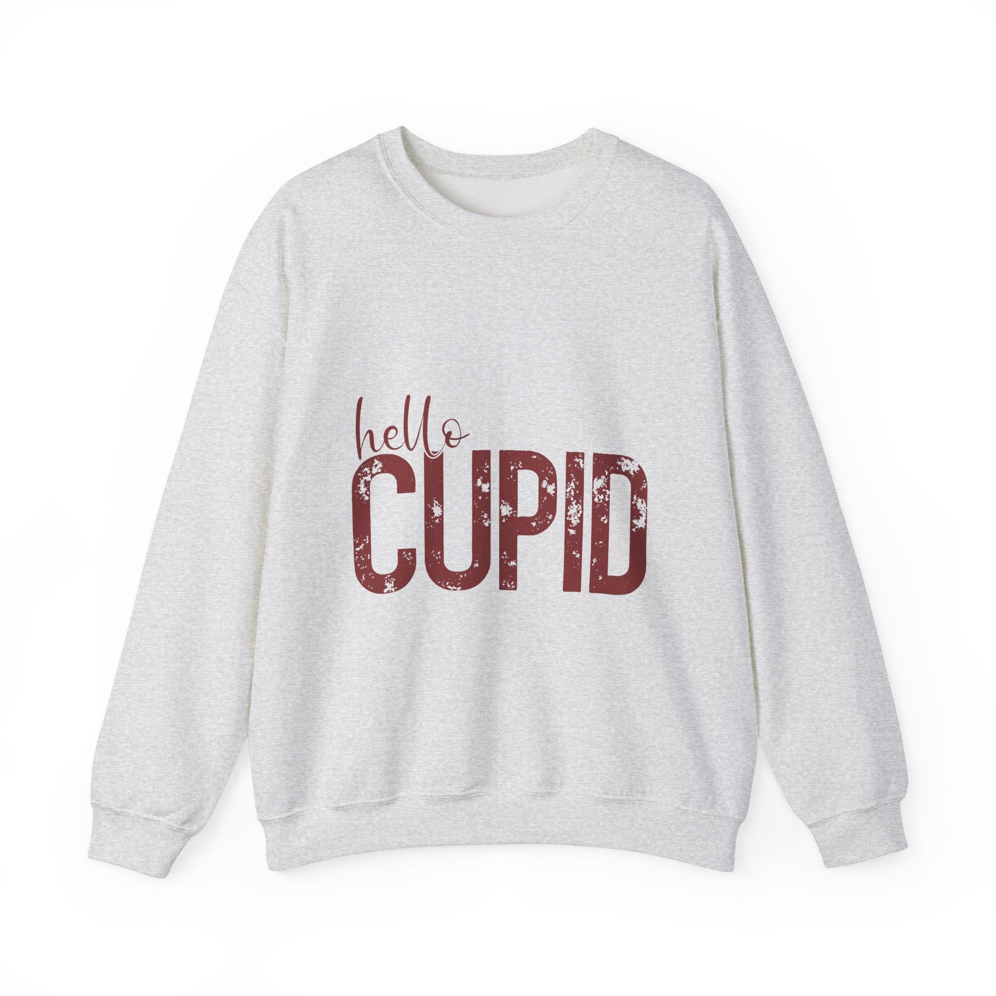 Hello Cupid Red Valentine's Day Crewneck Sweatshirt