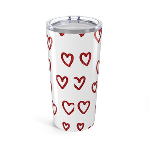 Hearts Valentine's Day Tumbler-Phoenix Styles