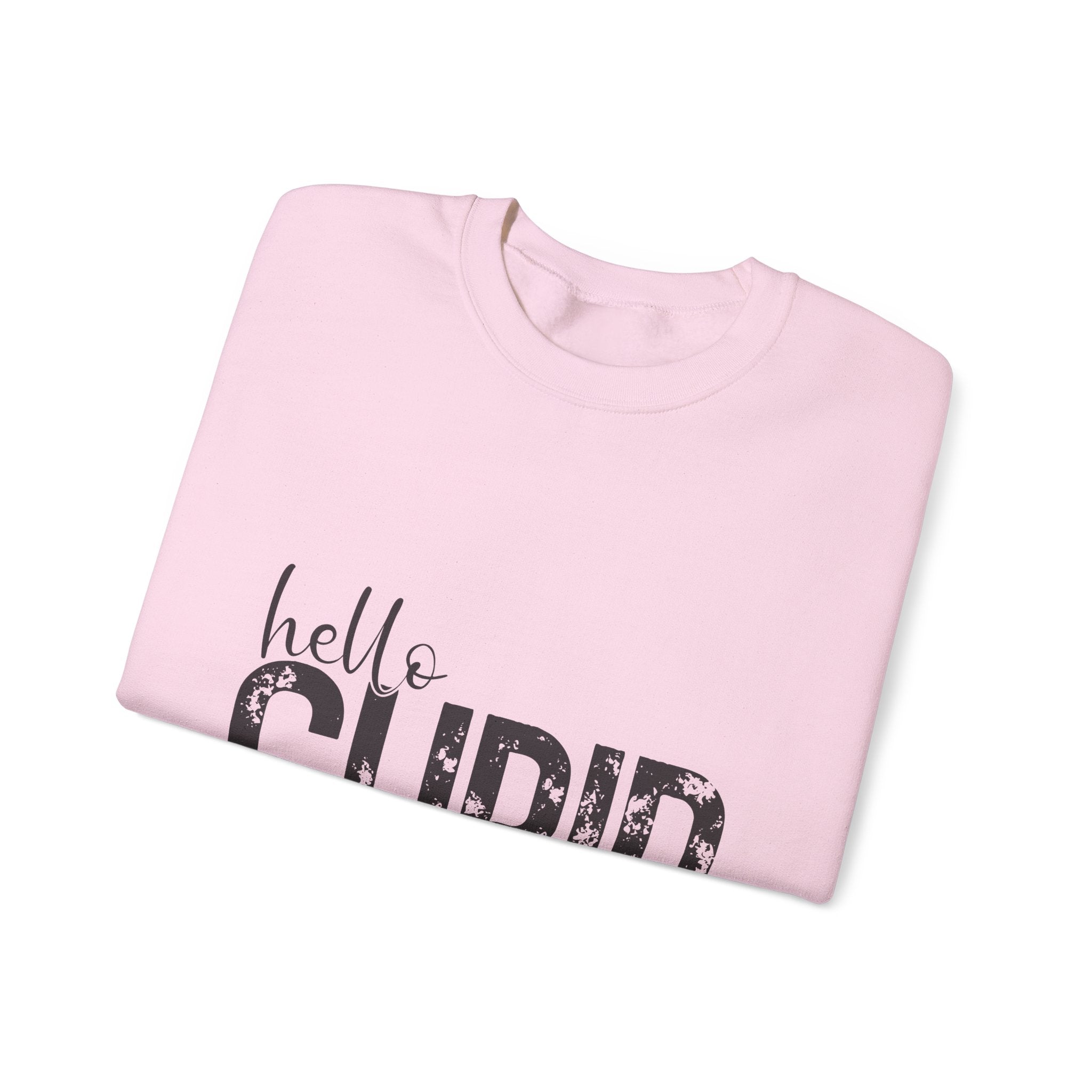 Hello Cupid Valentine's Day Crewneck Sweatshirt-Phoenix Styles