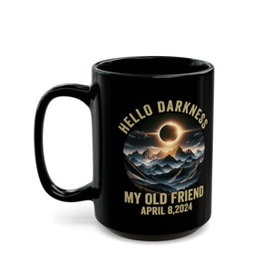 Hello Solar Eclipse Black Mug (11oz, 15oz)-Phoenix Styles