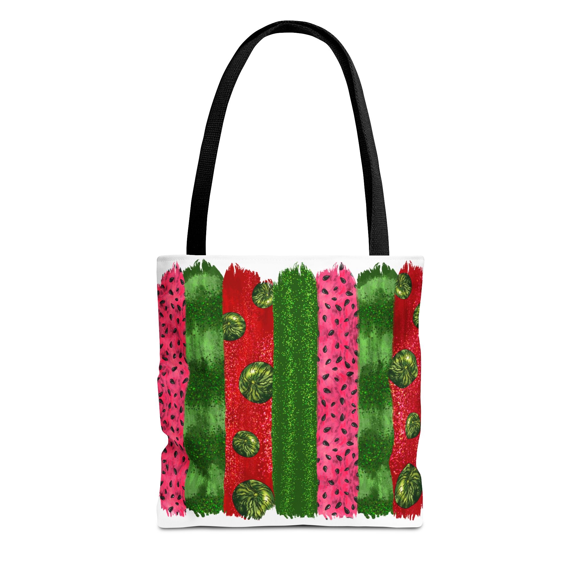 Watermelon Bursh Stroke Tote Bag-Phoenix Styles