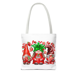 Strawberry Gnomes Tote Bag-Phoenix Styles