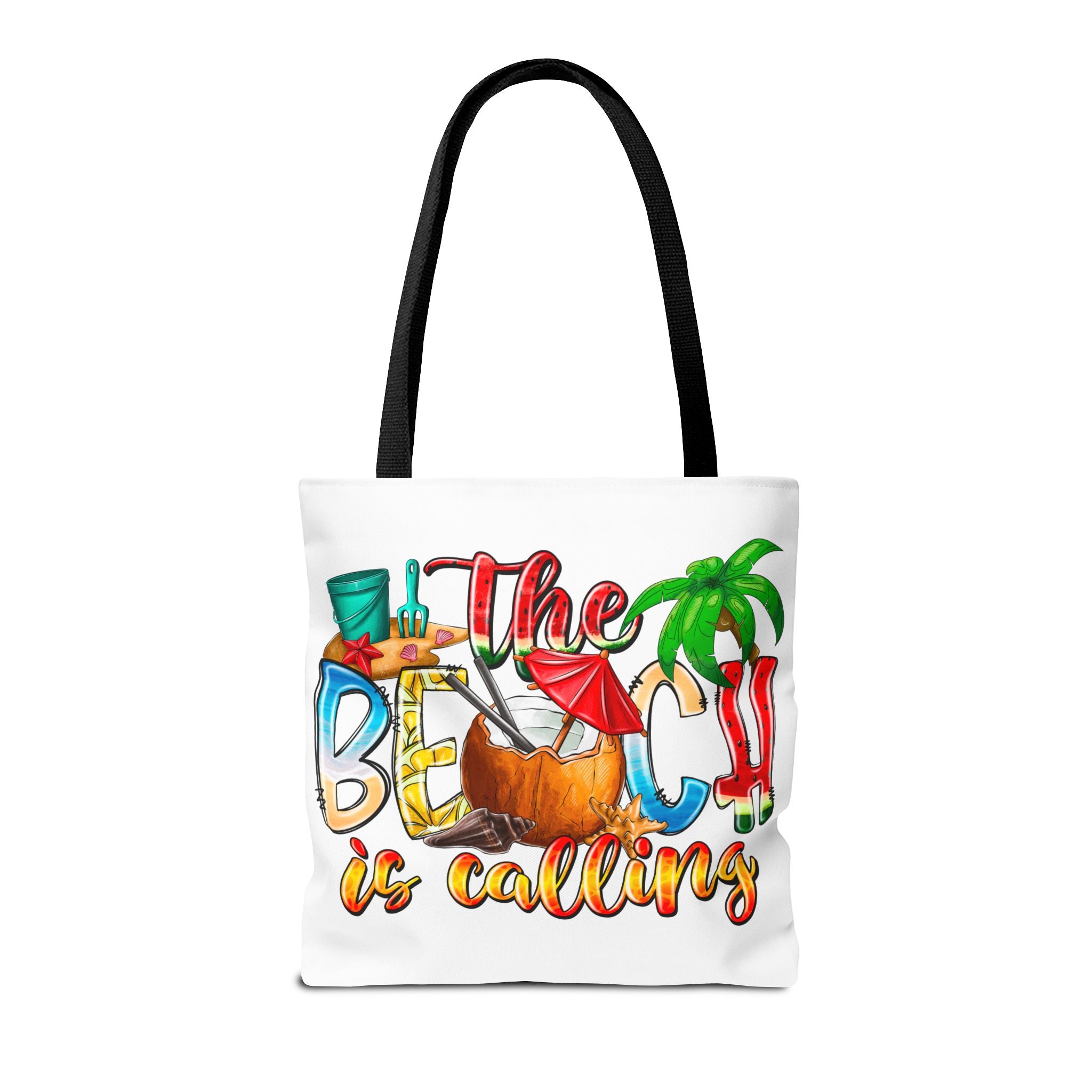 The Beach is Calling Tote Bag-Phoenix Styles