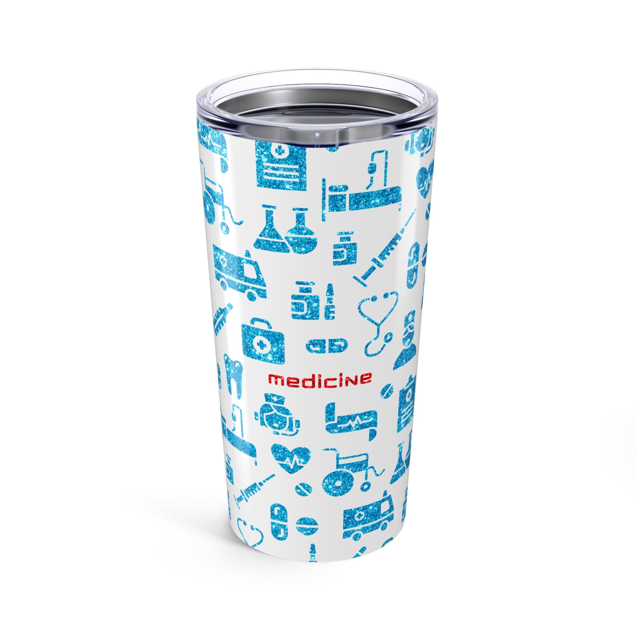 20oz Medicine-Themed Tumbler - Perfect for Healthcare Workers and Students