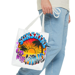 Sunshine On My Mind Tote Bag-Phoenix Styles