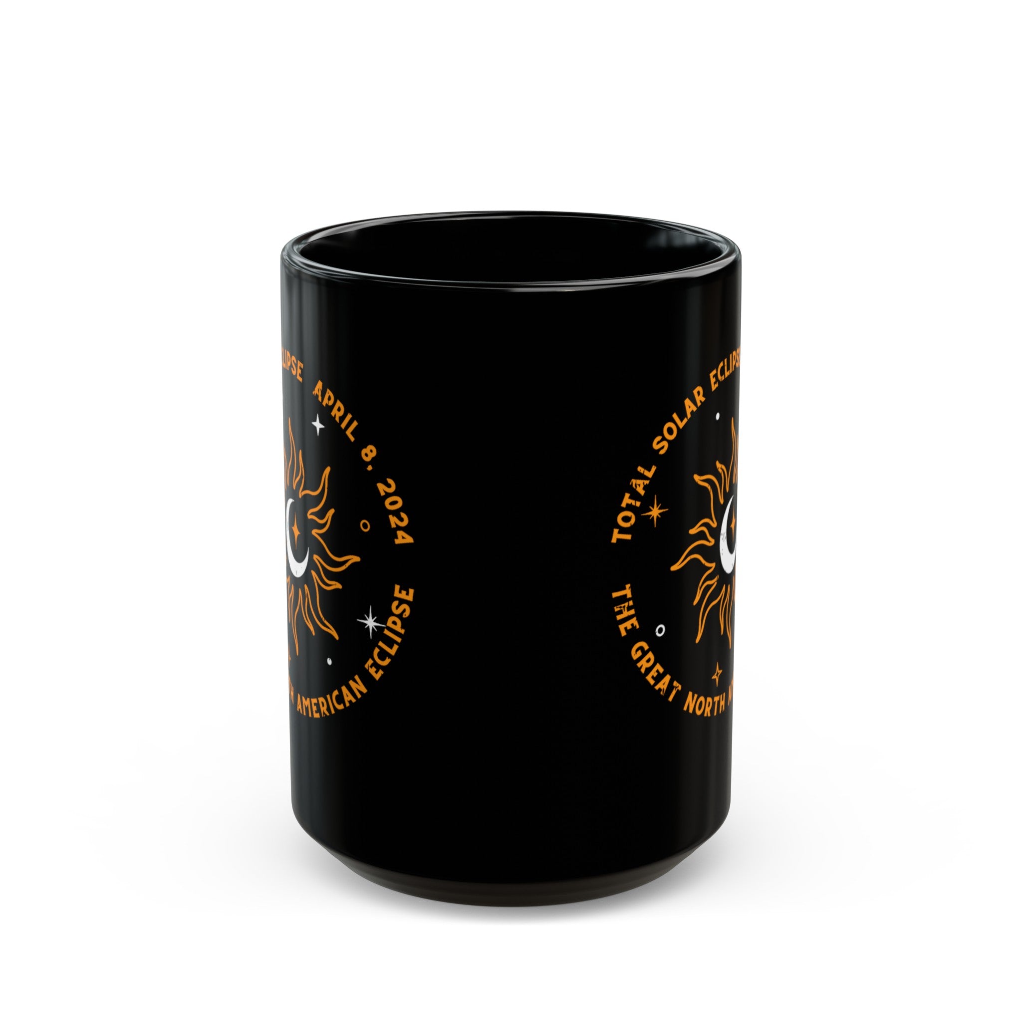 Total Solar Eclipse Black Mug (11oz, 15oz)-Phoenix Styles