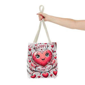 Happy Valentines Day Tote Bag-Phoenix Styles