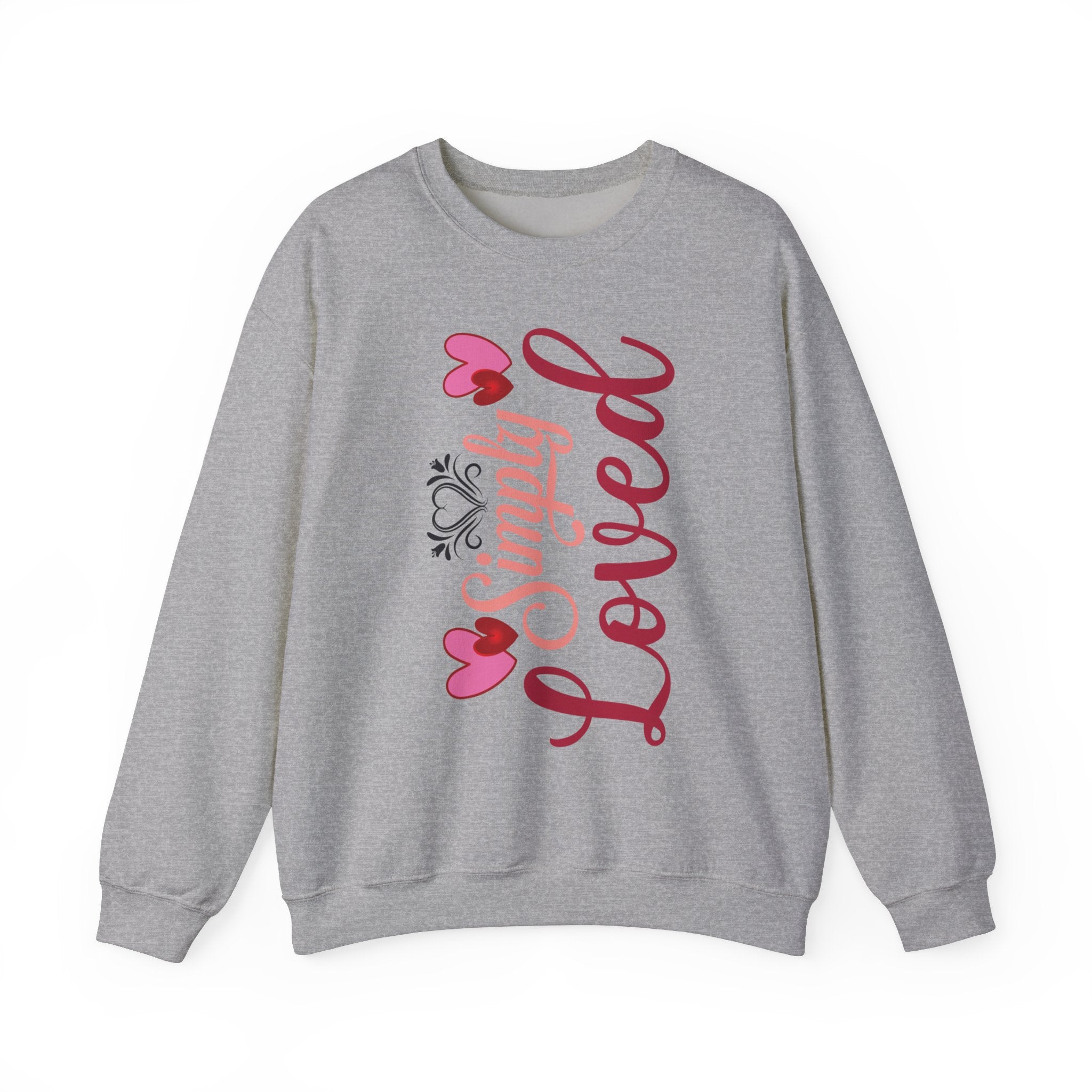 Simply Loved Valentine's Day Crewneck Sweatshirt-Phoenix Styles