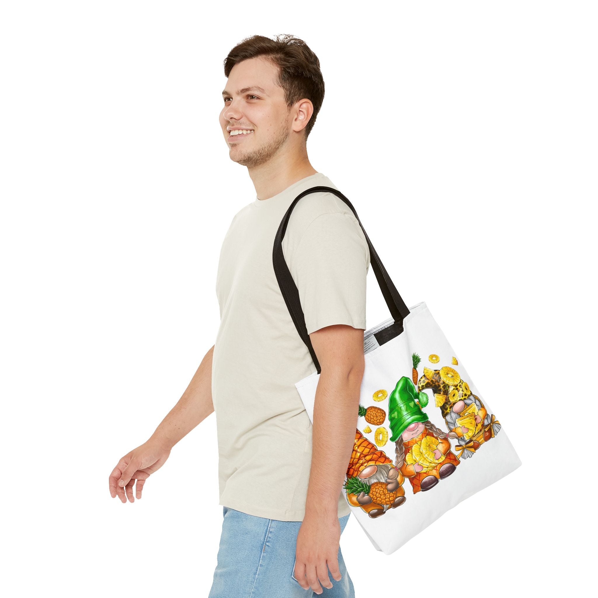 Pineapple Gnomes Tote Bag-Phoenix Styles