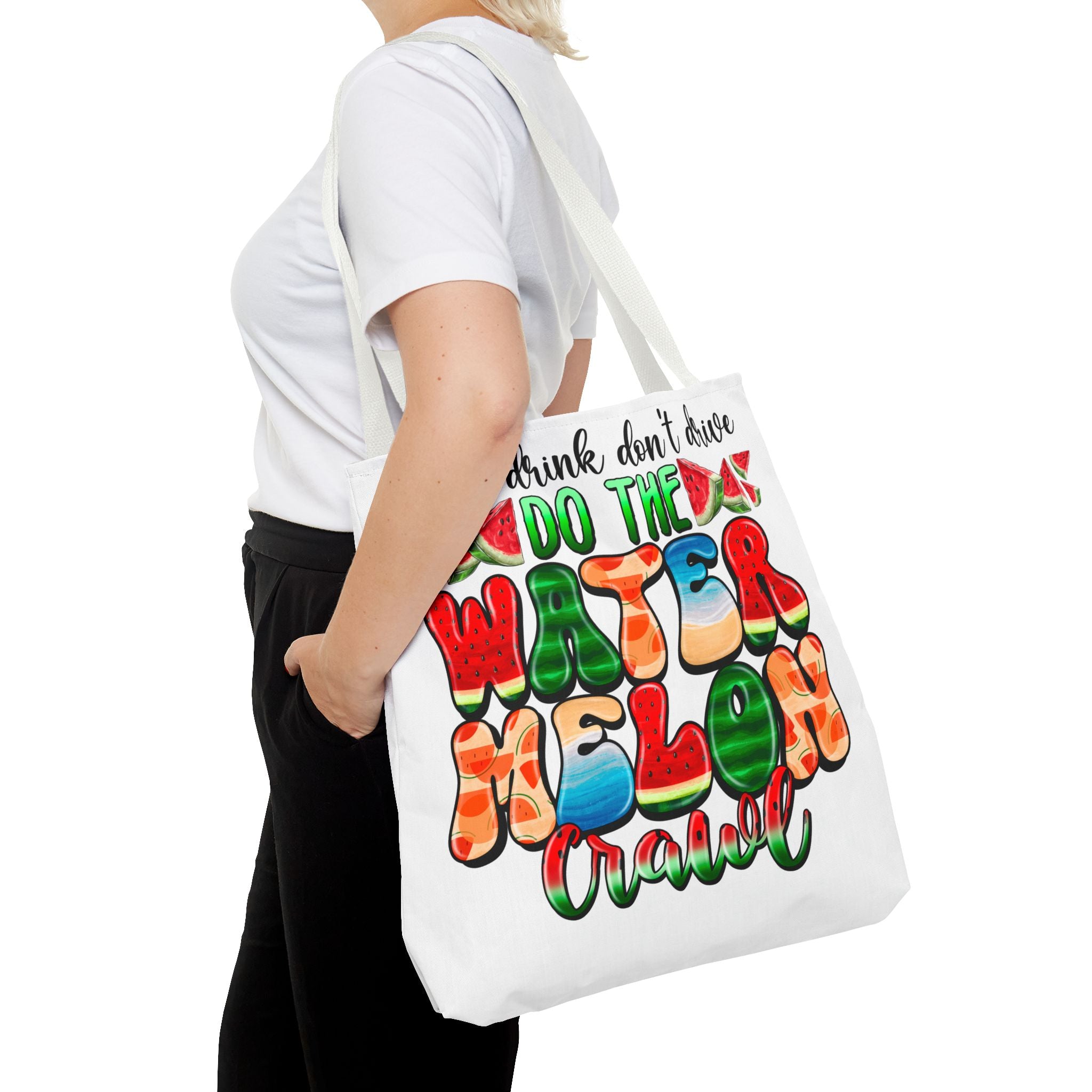 Do The Watermelon Crawl Tote Bag-Phoenix Styles