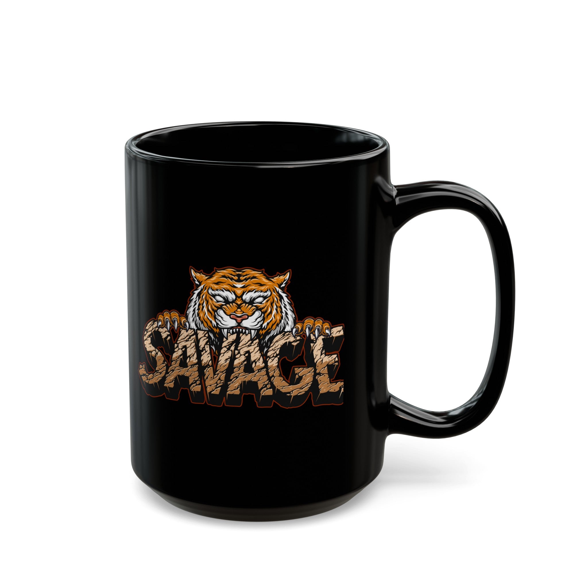 Savage Black Mug (11oz, 15oz)-Phoenix Styles