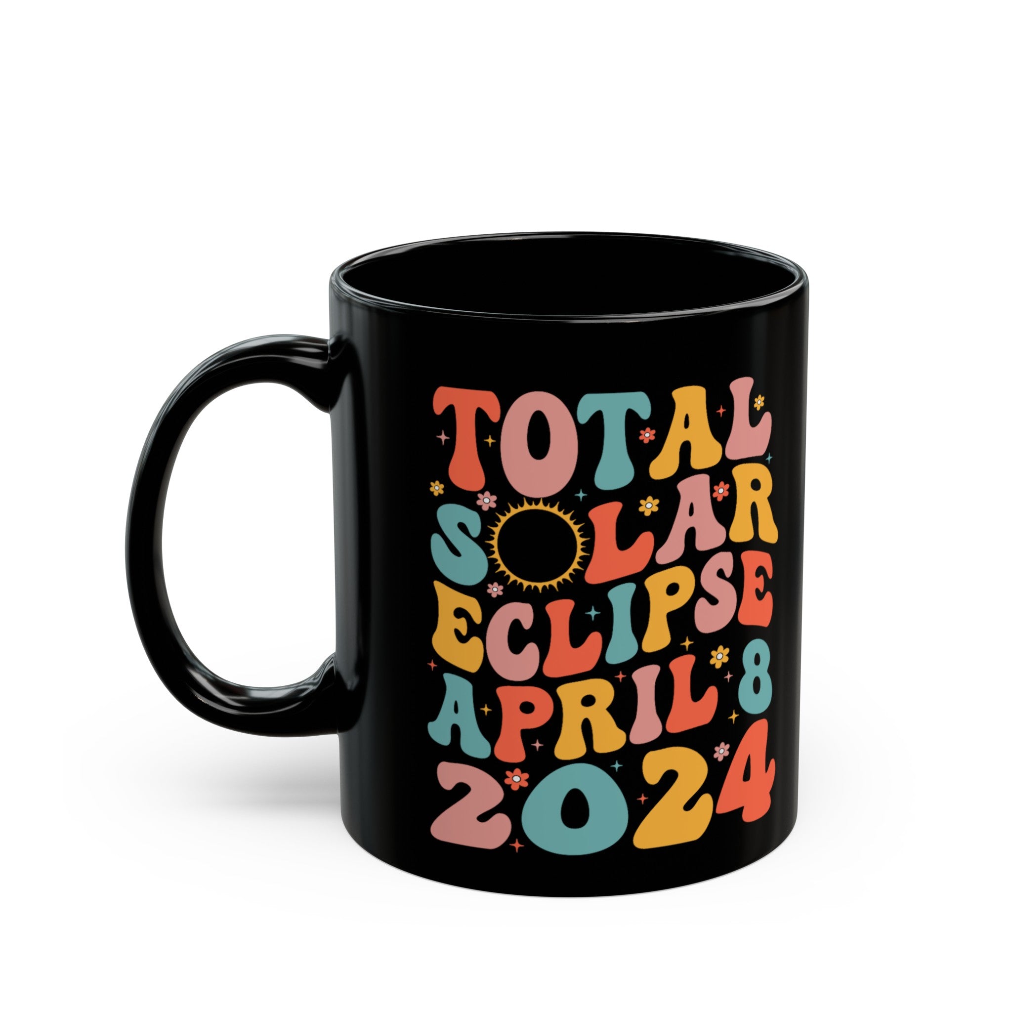 Eclipse April 2024 Black Mug (11oz, 15oz)-Phoenix Styles