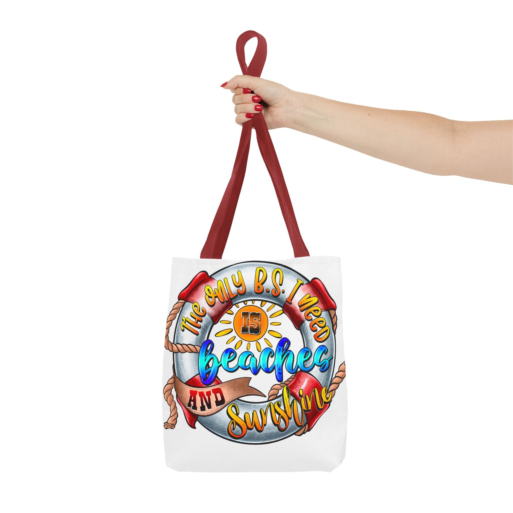 Beaches Sunshine Flip Flop Tote Bag-Phoenix Styles