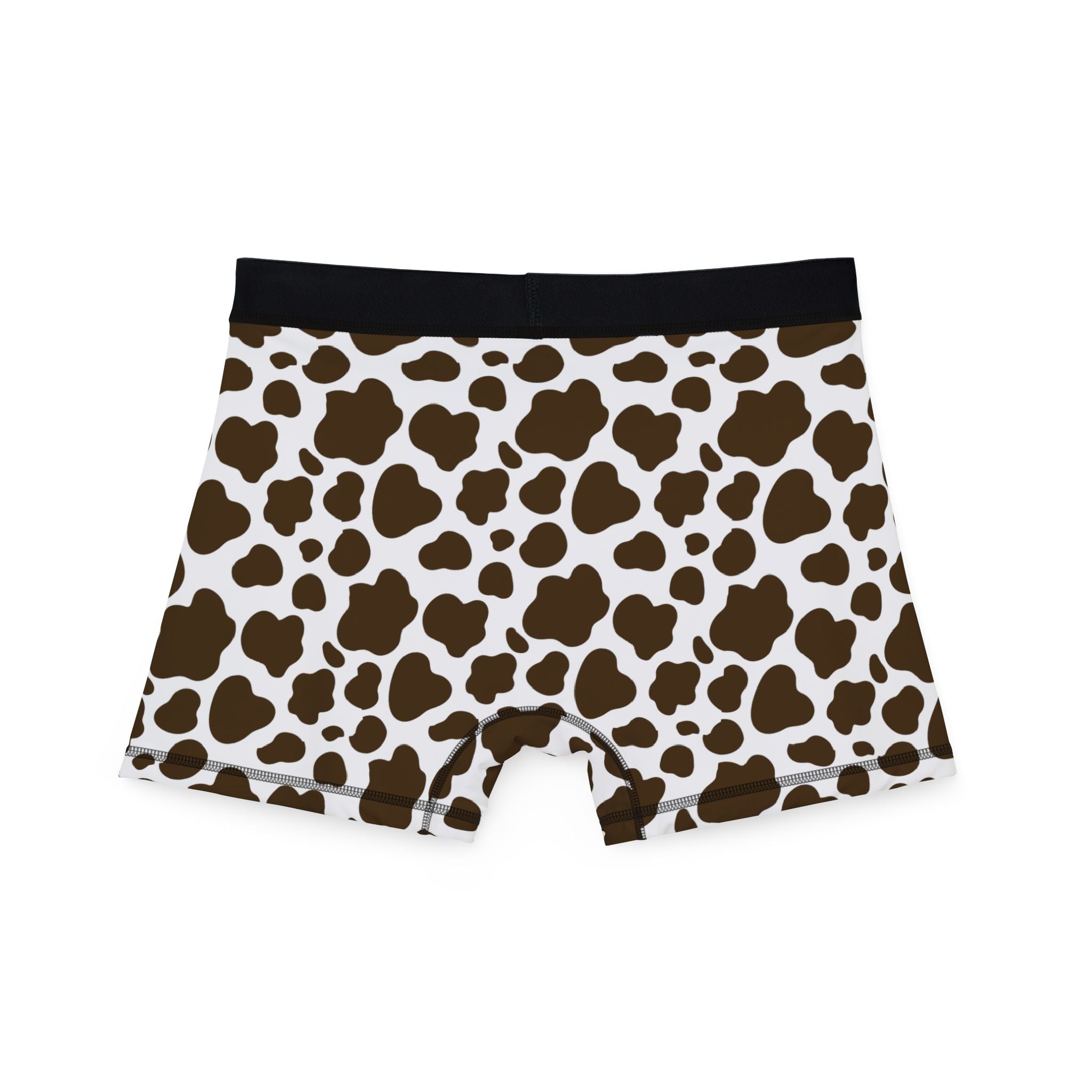 Fun Cow Print Men's Boxers - Comfy and Stylish Underwear for Casual Days