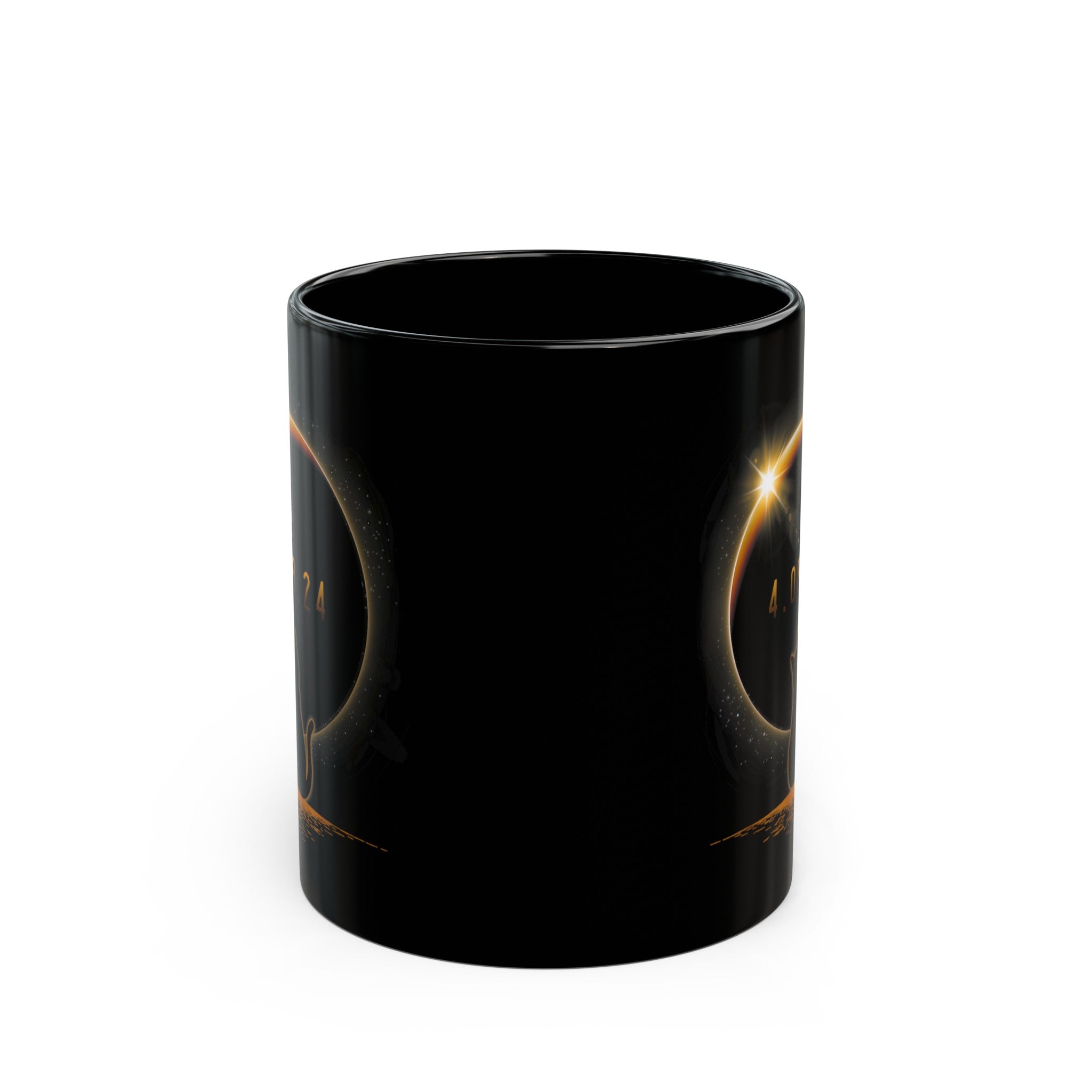 Solar Cat Black Mug (11oz, 15oz)-Phoenix Styles