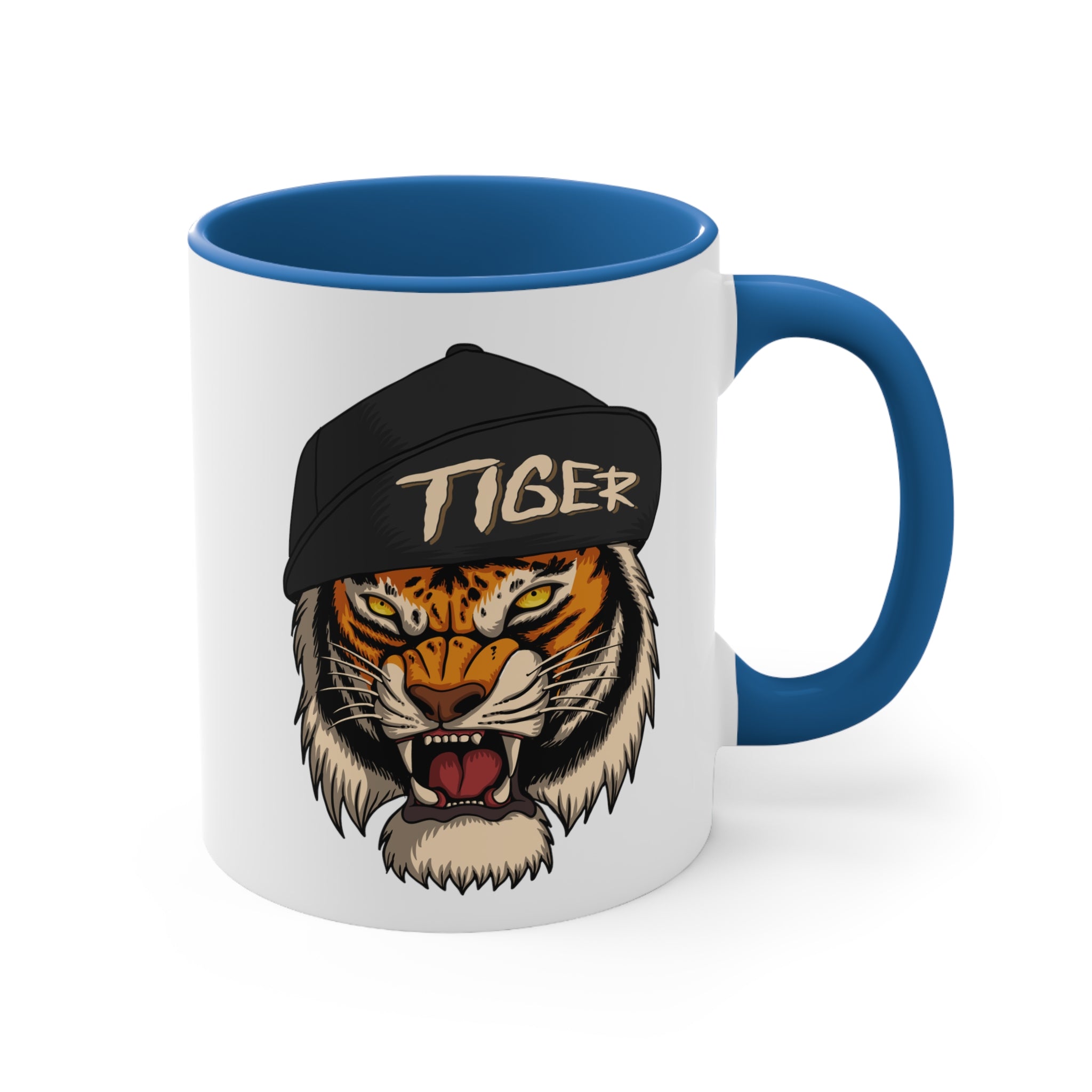 Tiger Accent Coffee Mug, 11oz-Phoenix Styles