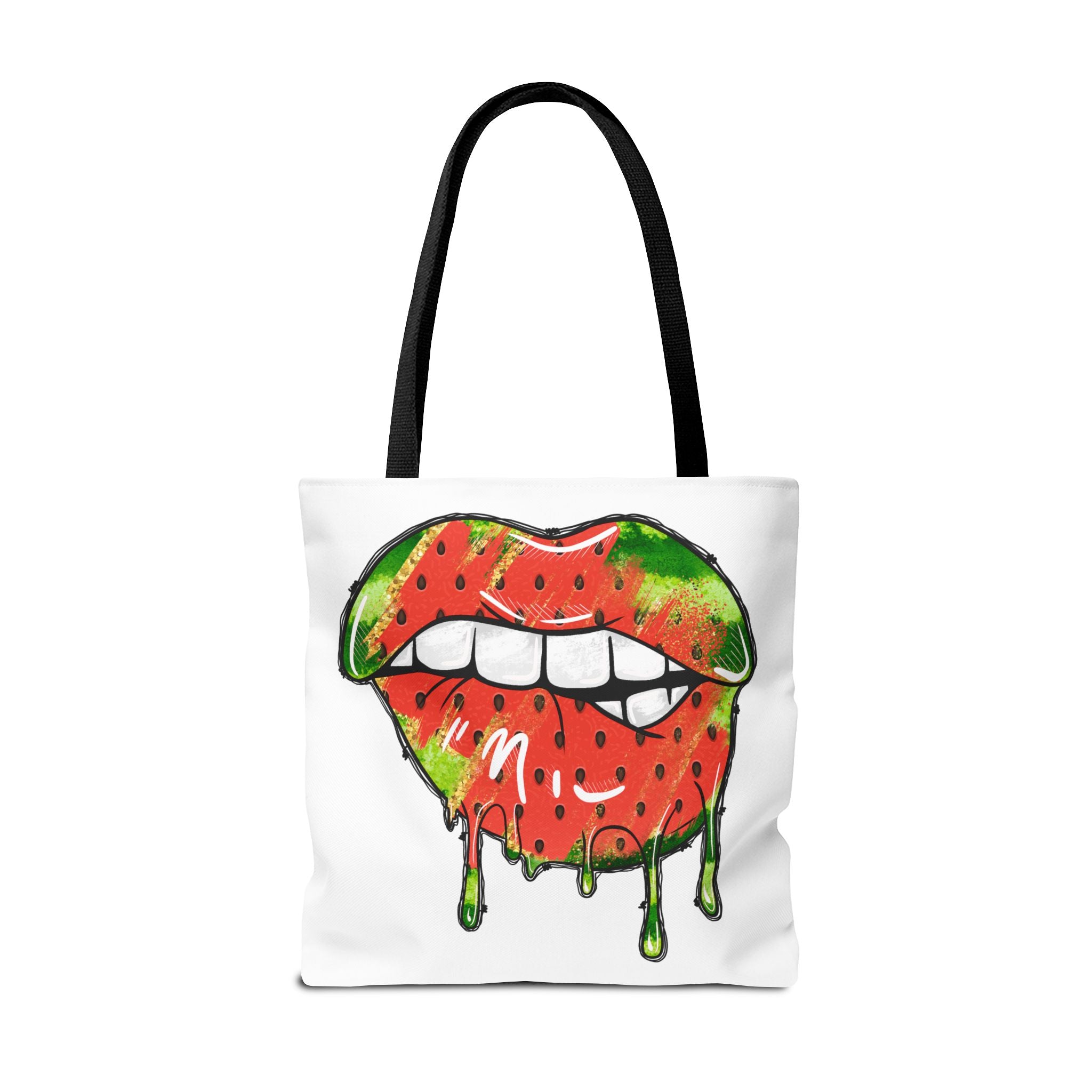 Watermelon Lips Tote Bag (AOP)-Phoenix Styles