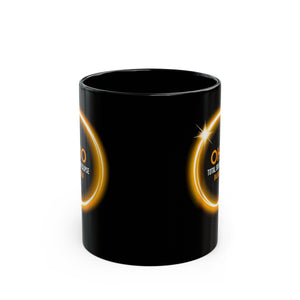 Ohio Solar Eclipse Black Mug (11oz, 15oz)-Phoenix Styles