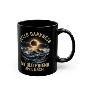 Hello Solar Eclipse Black Mug (11oz, 15oz)-Phoenix Styles