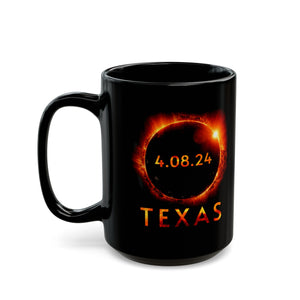 Solar Eclipse 04-08-2024 Black Mug (11oz, 15oz)-Phoenix Styles