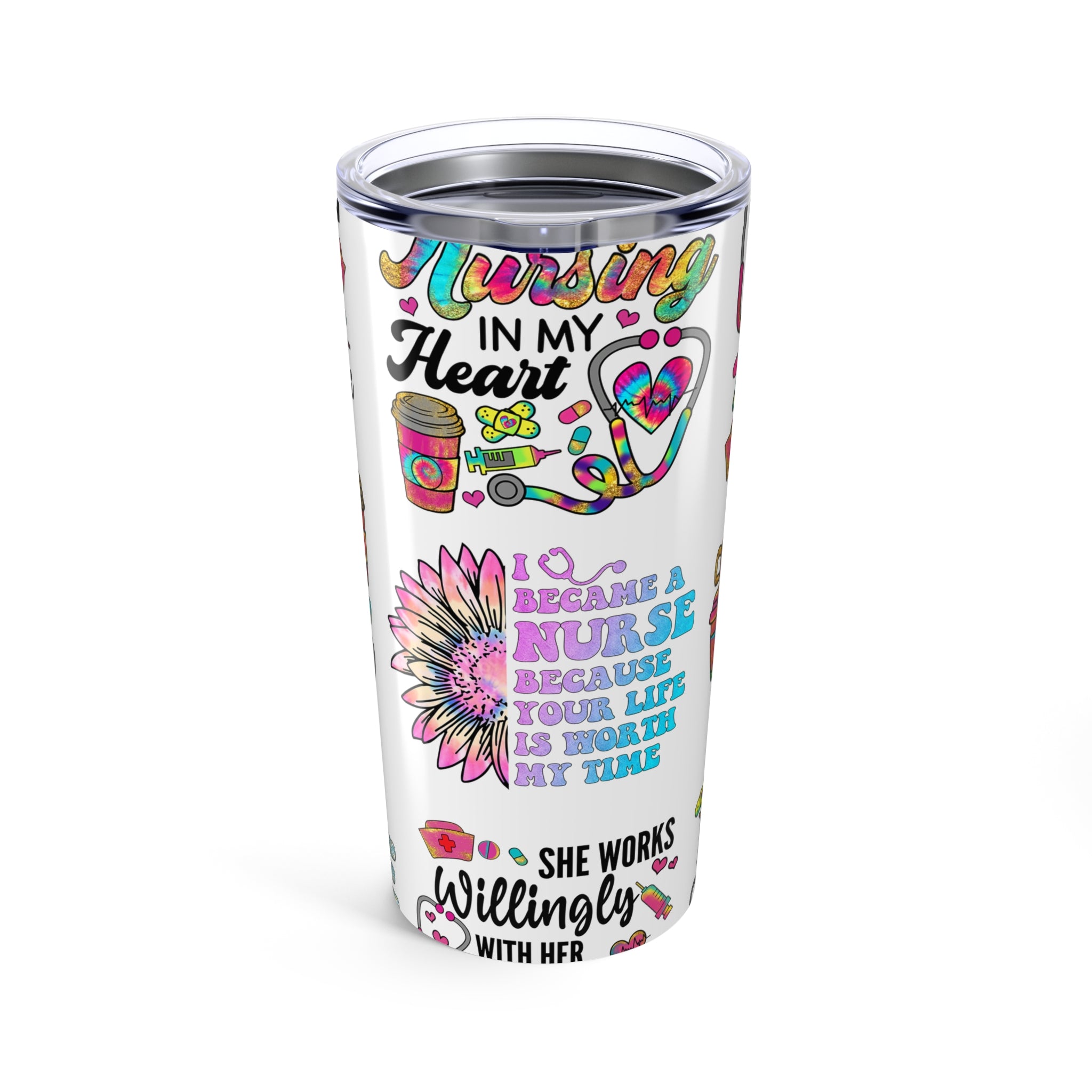 Inspirational Nurse Tumbler 20oz - Perfect Gift for Healthcare Heroes