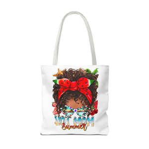 Hot Mom Summer Afro Tote Bag-Phoenix Styles