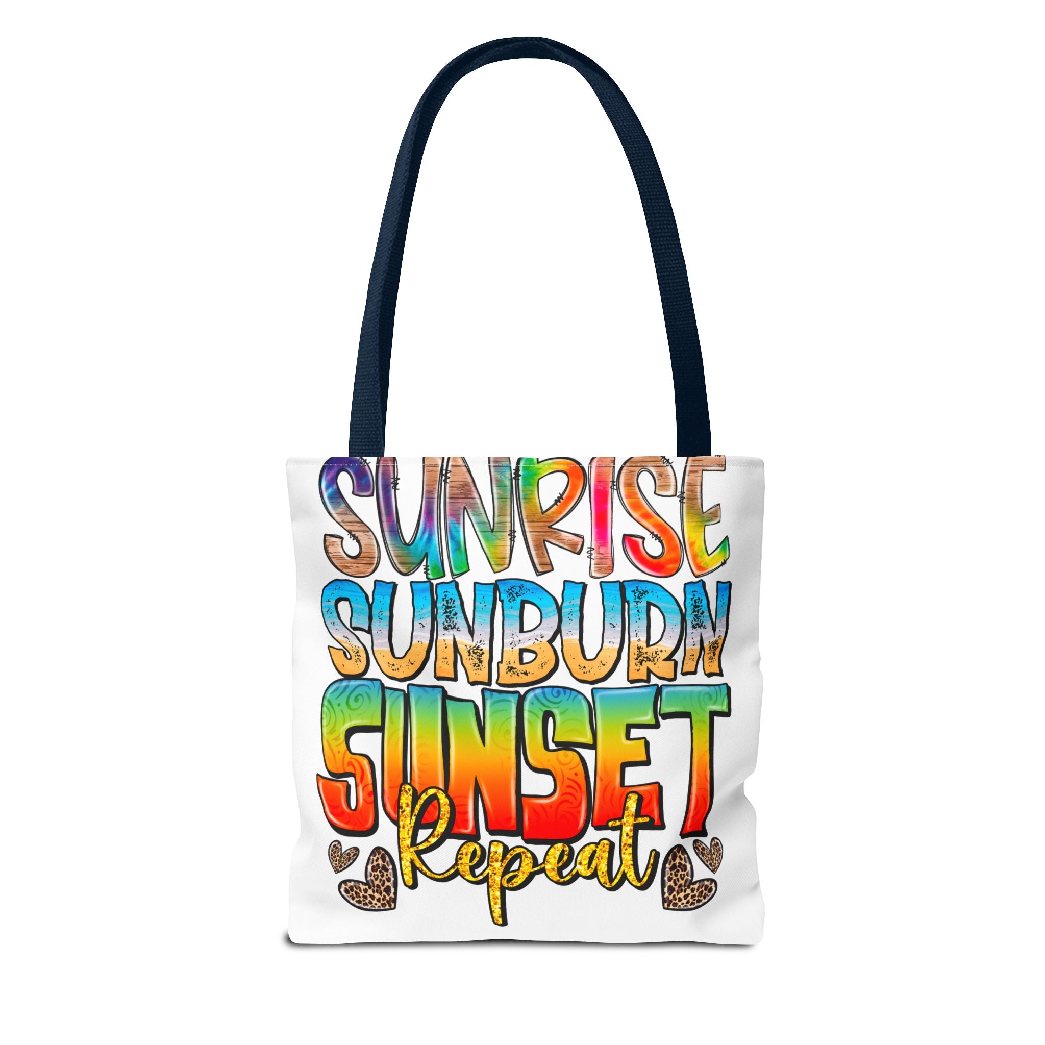 Sunrise Sunburn Sunset Repeat Tote Bag-Phoenix Styles