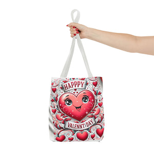 Happy Valentines Day Tote Bag-Phoenix Styles