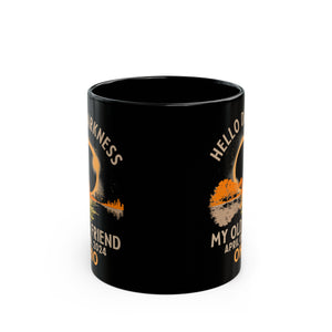 Hello Friend Ohio- Solar Eclipse Black Mug (11oz, 15oz)-Phoenix Styles