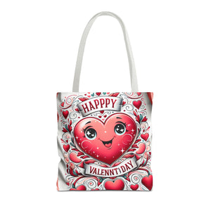 Happy Valentines Day Tote Bag-Phoenix Styles