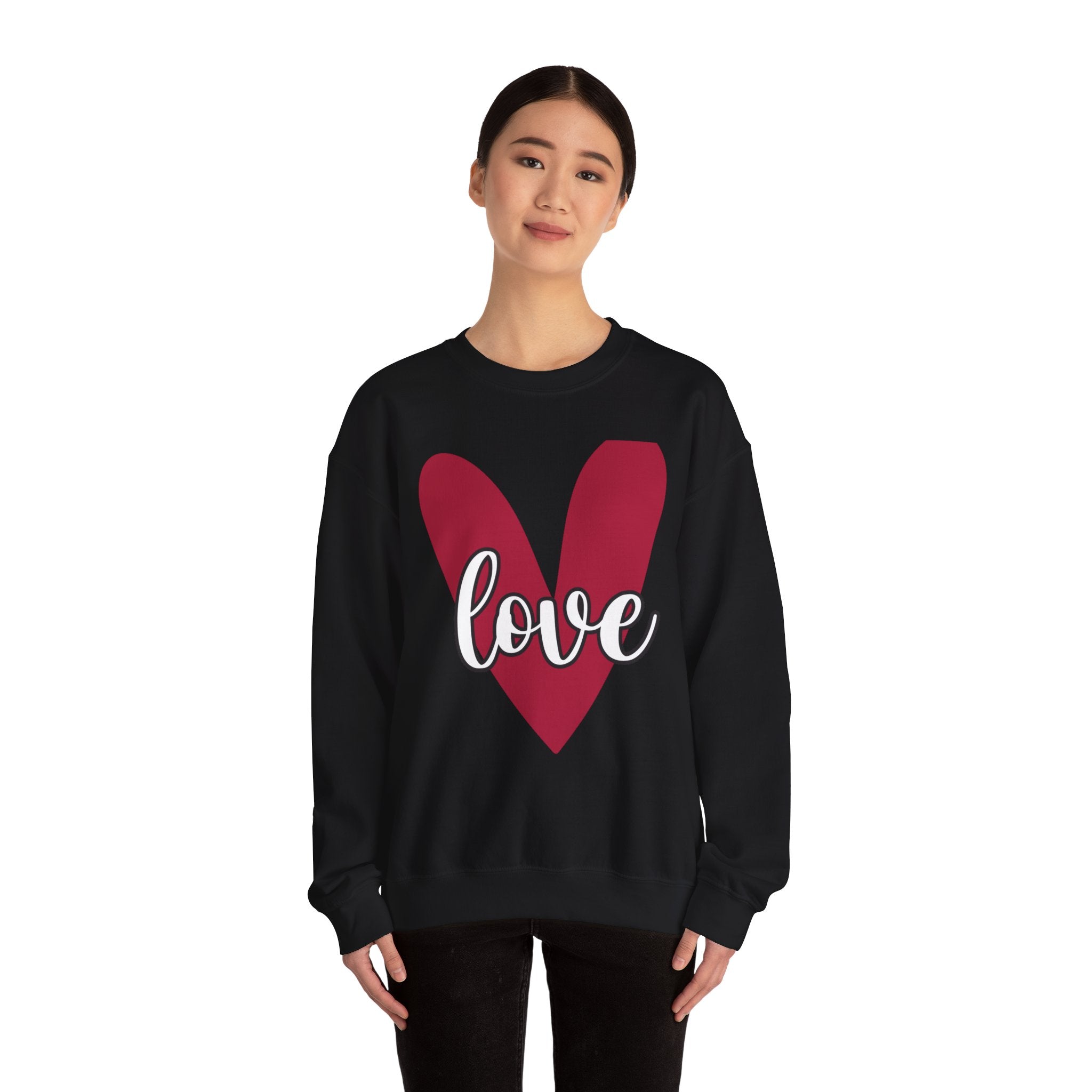 Love Valentine's Day Crewneck Sweatshirt-Phoenix Styles