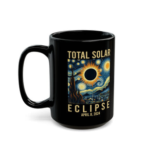 Total Solar Eclipse- Sun Black Mug (11oz, 15oz)-Phoenix Styles