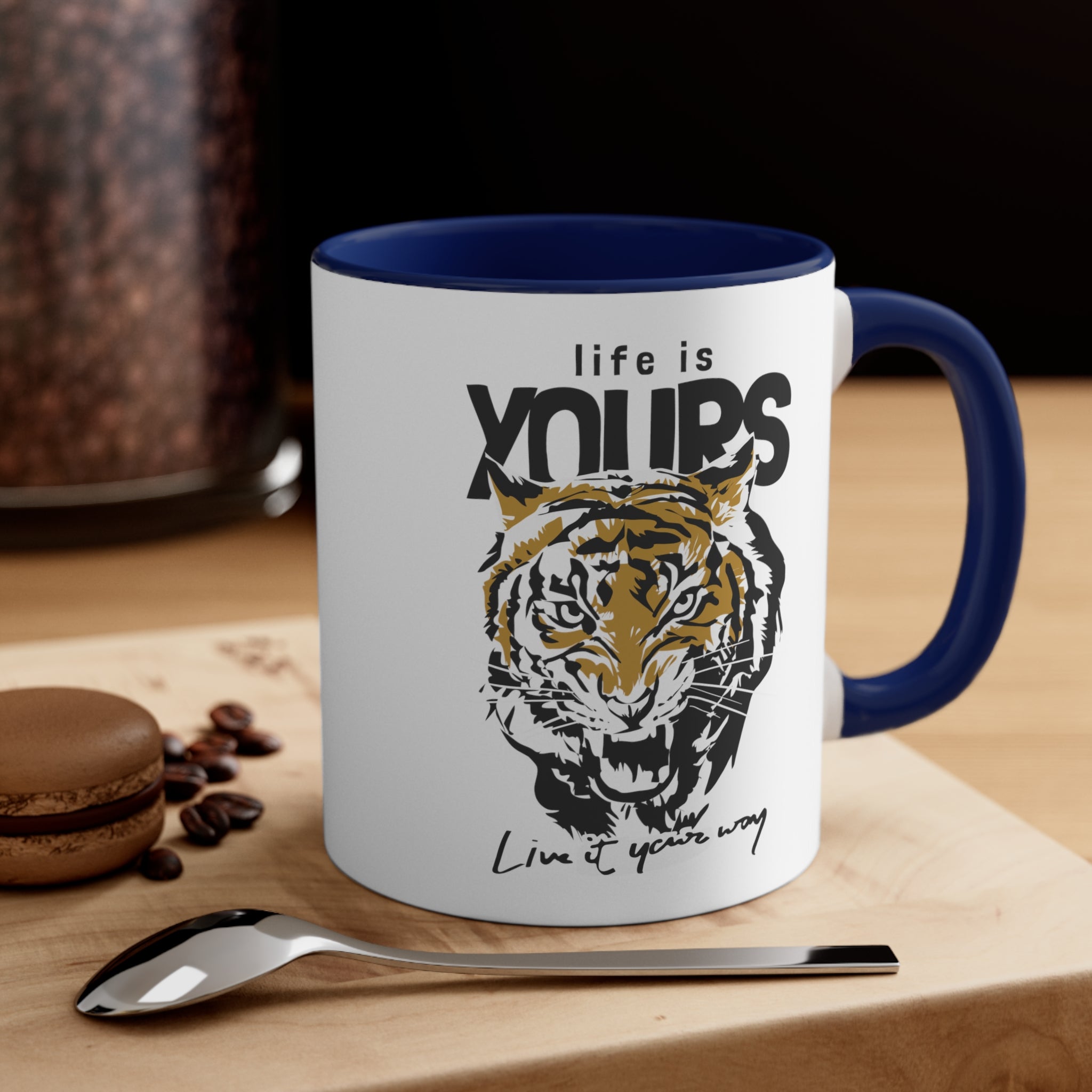 Tiger Life is Yours- Accent Coffee Mug, 11oz-Phoenix Styles