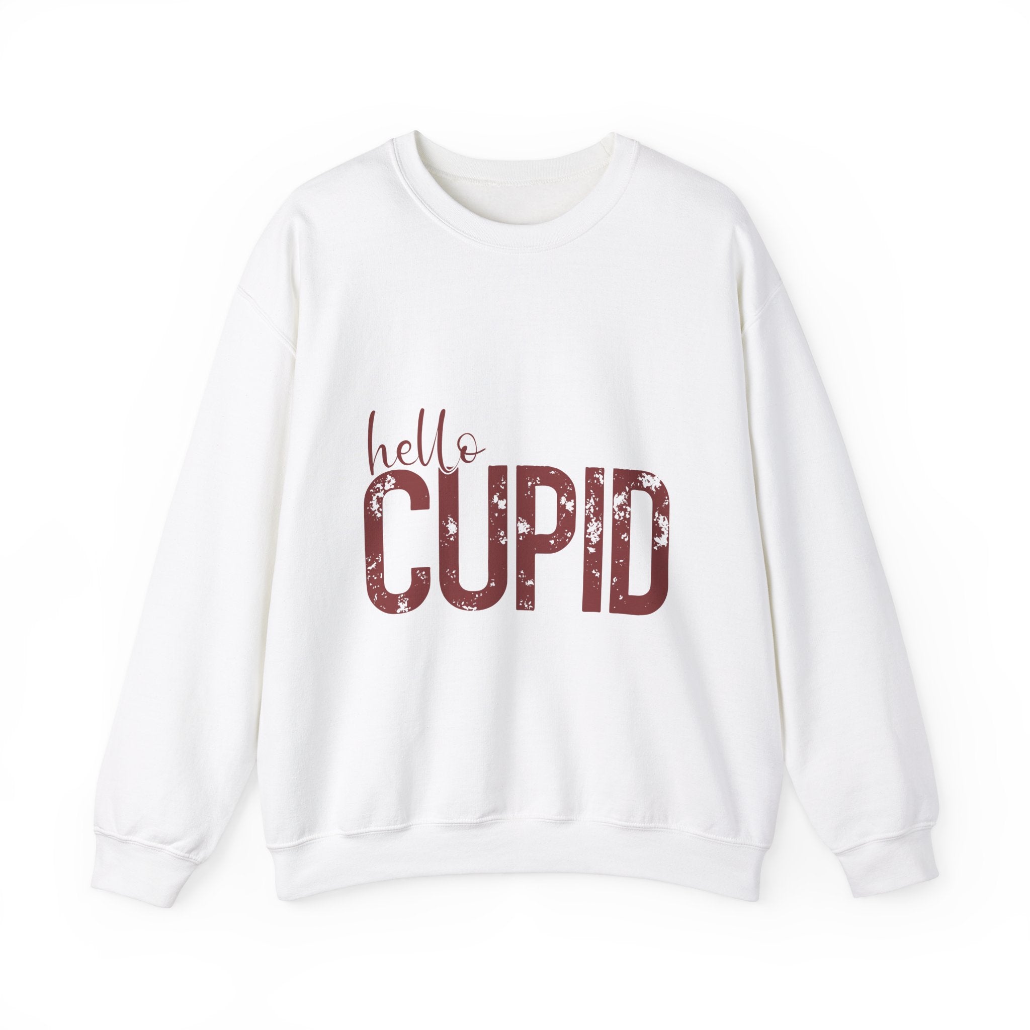 Hello Cupid Red Valentine's Day Crewneck Sweatshirt