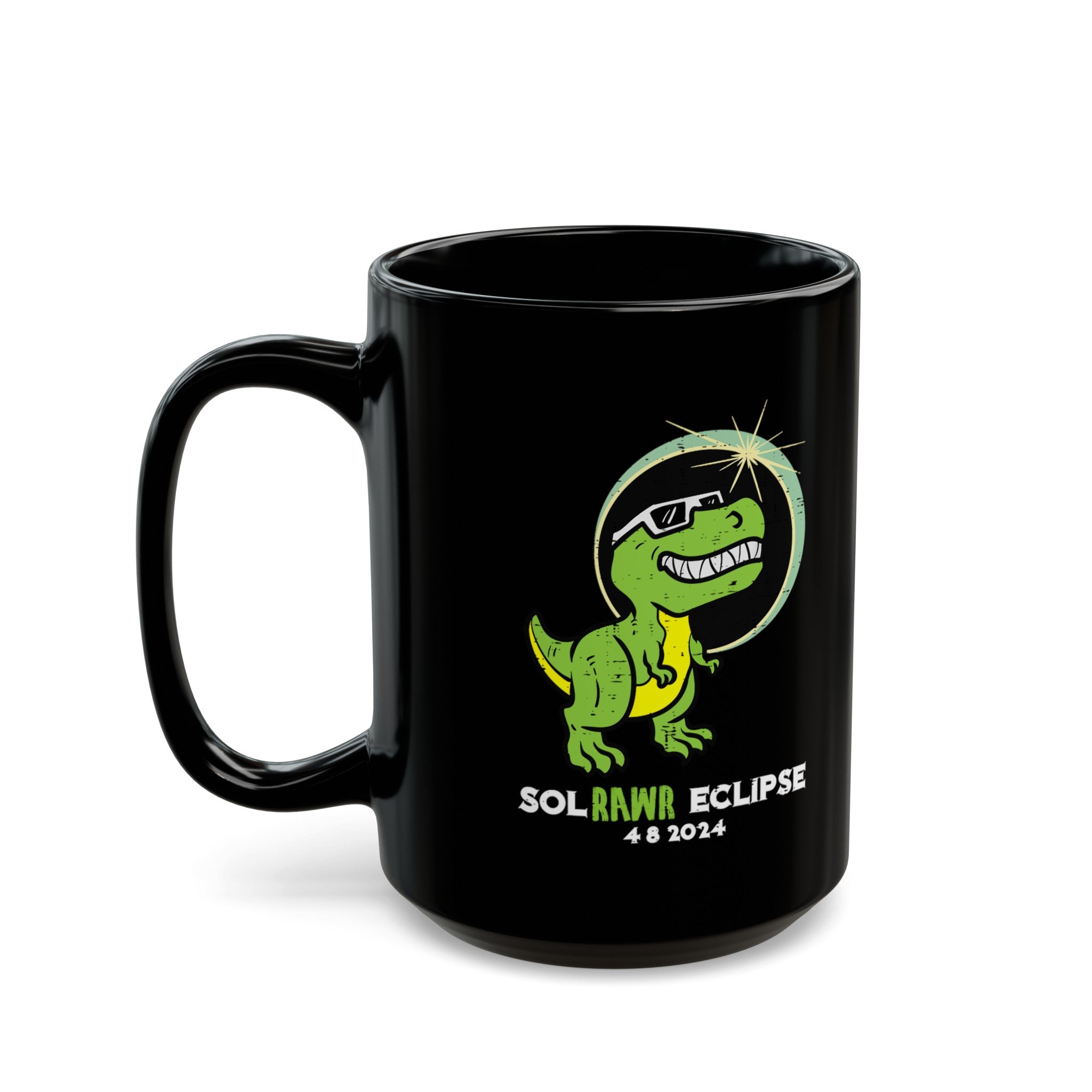 Sol Rawr Eclipse Black Mug (11oz, 15oz)-Phoenix Styles