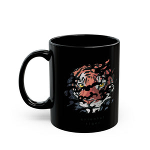 Tiger Black Mug (11oz, 15oz)-Phoenix Styles