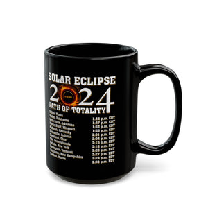 Solar Eclipse Black Mug (11oz, 15oz)-Phoenix Styles