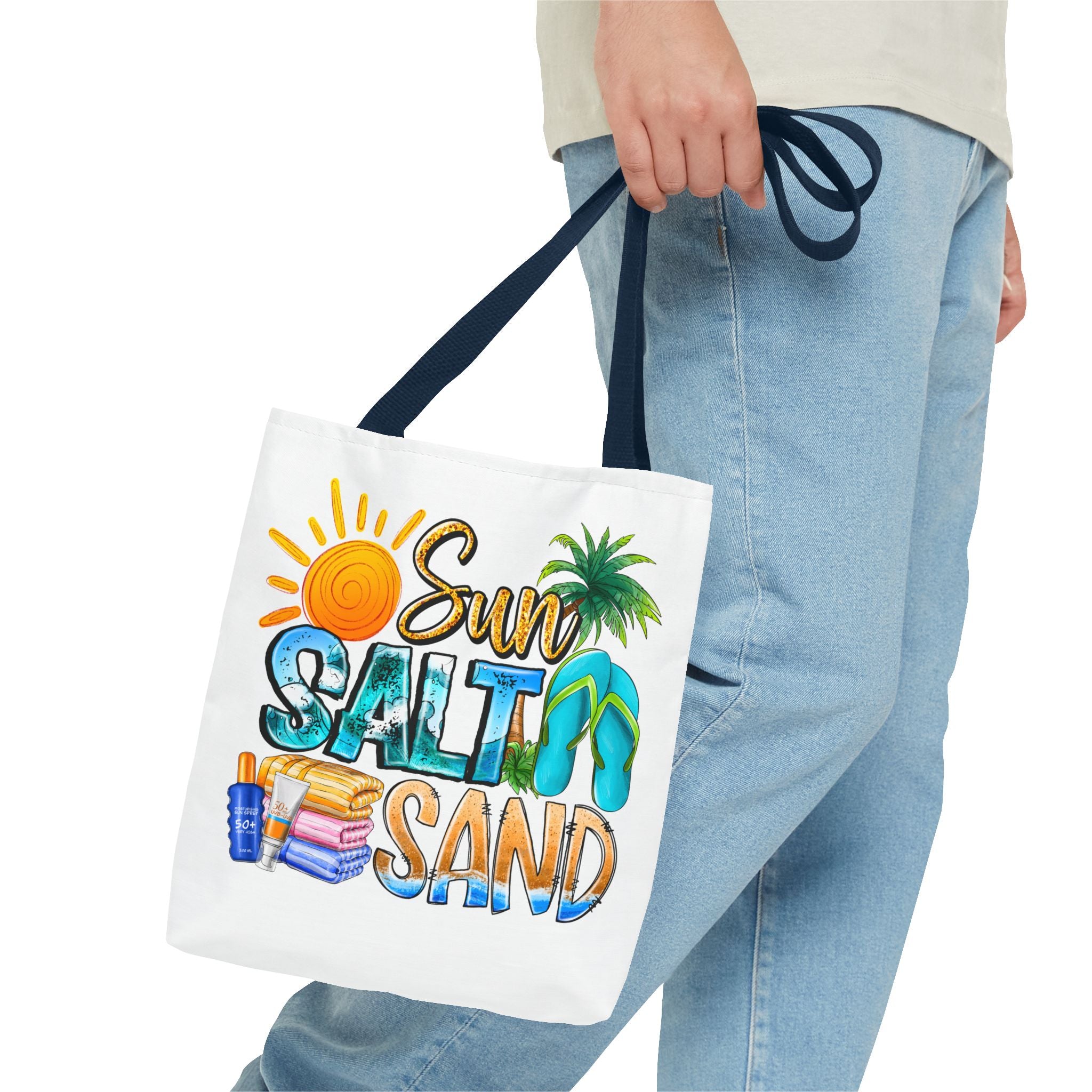 Sun Salt Sand Tote Bag-Phoenix Styles