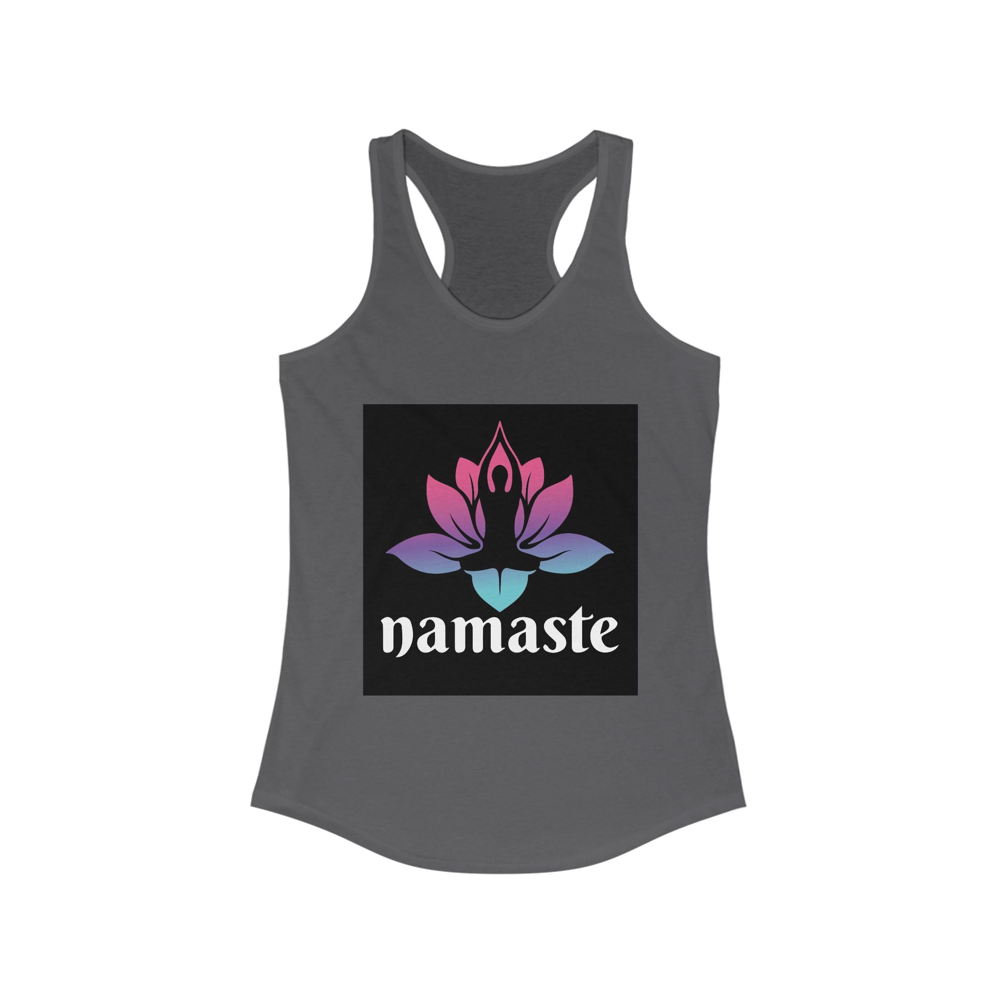 Namaste Lotus Women's Ideal Racerback Tank - Yoga & Zen Vibes