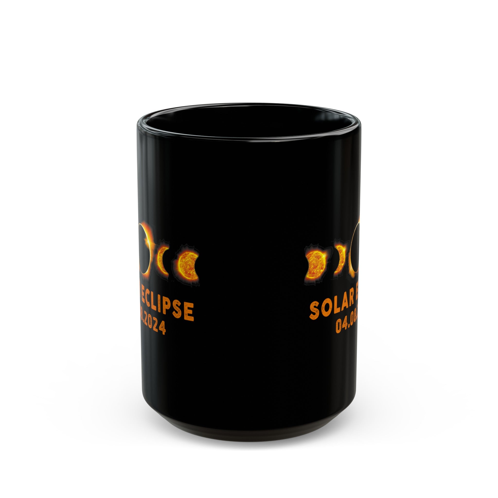 Solar Eclipse Black Mug (11oz, 15oz)-Phoenix Styles