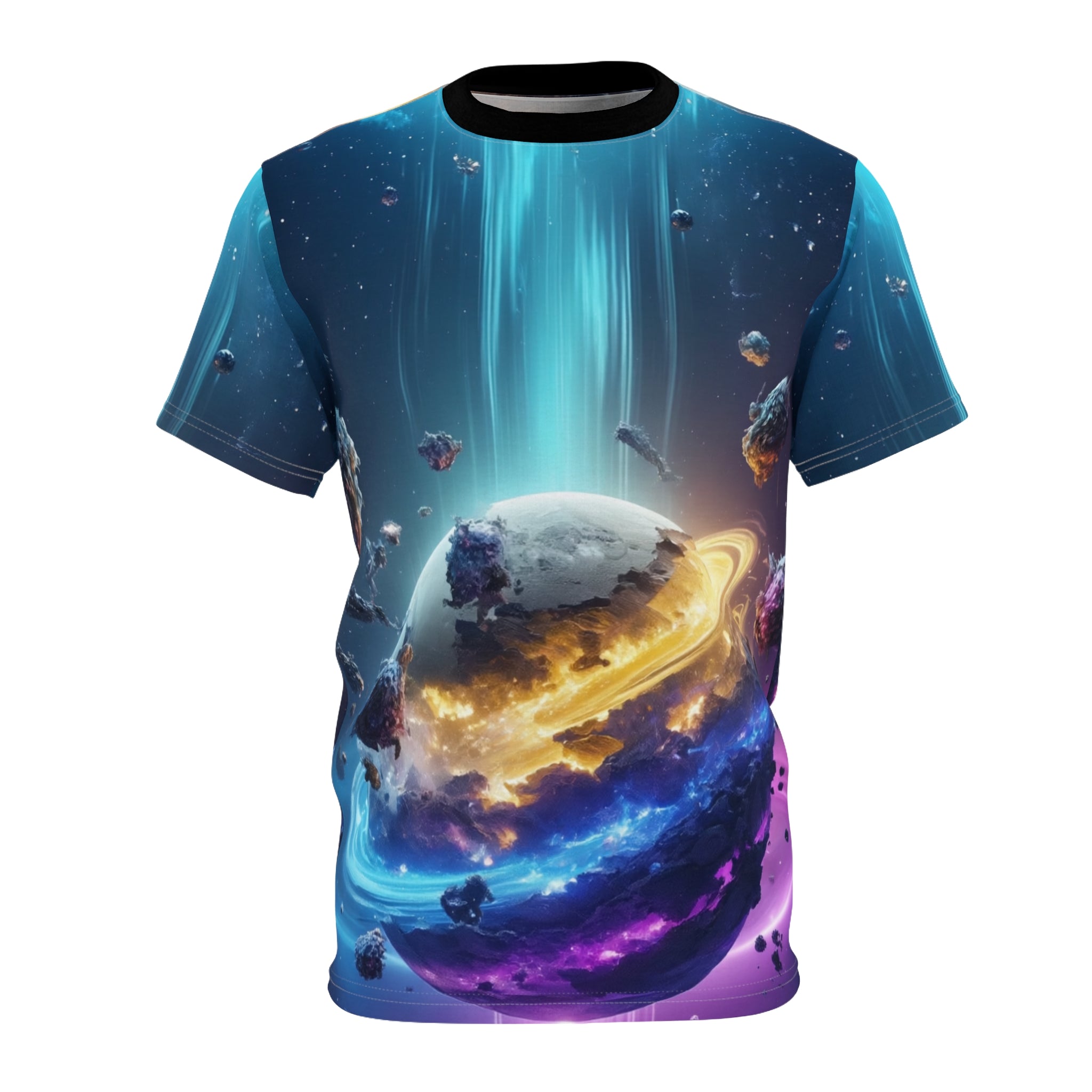 Cosmic Adventure Tee - Vibrant Space Design for Galaxy Lovers