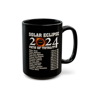 Solar Eclipse Black Mug (11oz, 15oz)-Phoenix Styles