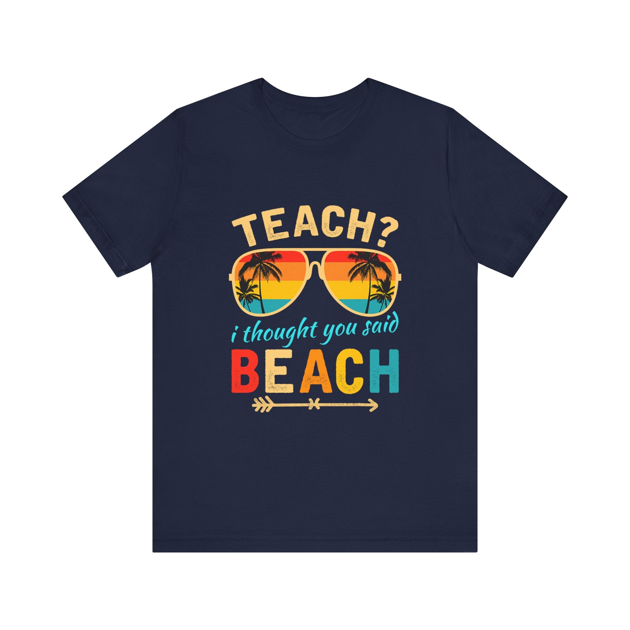 Beach Vibes Teacher Tee - Perfect for Summer Fun!