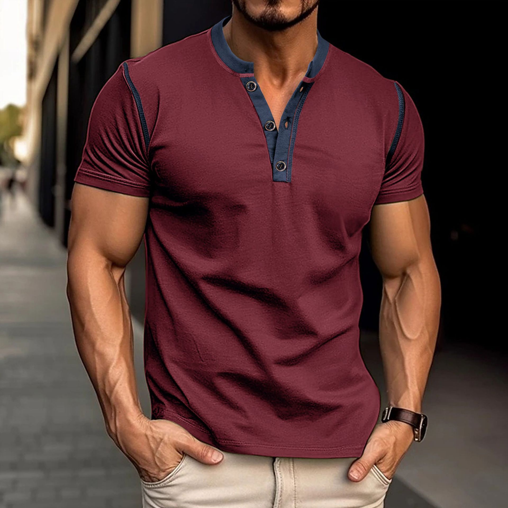 Short-Sleeved Polo Shirt