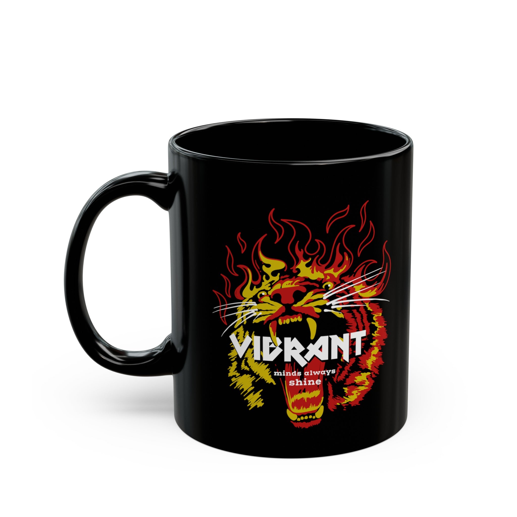 Vibrant Black Mug (11oz, 15oz)-Phoenix Styles