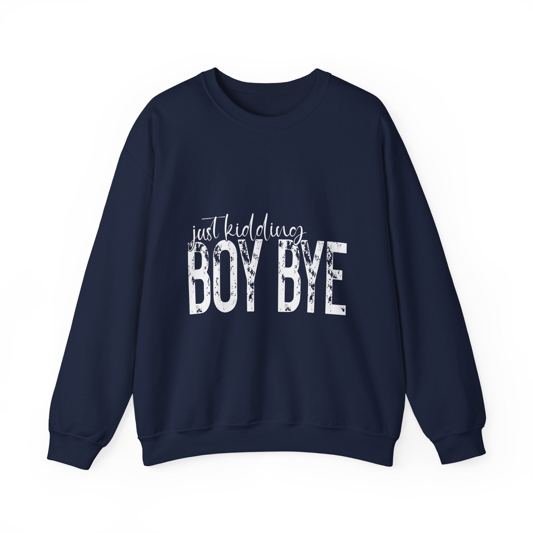 Boy Bye Valentine's Day Crewneck Sweatshirt-Phoenix Styles