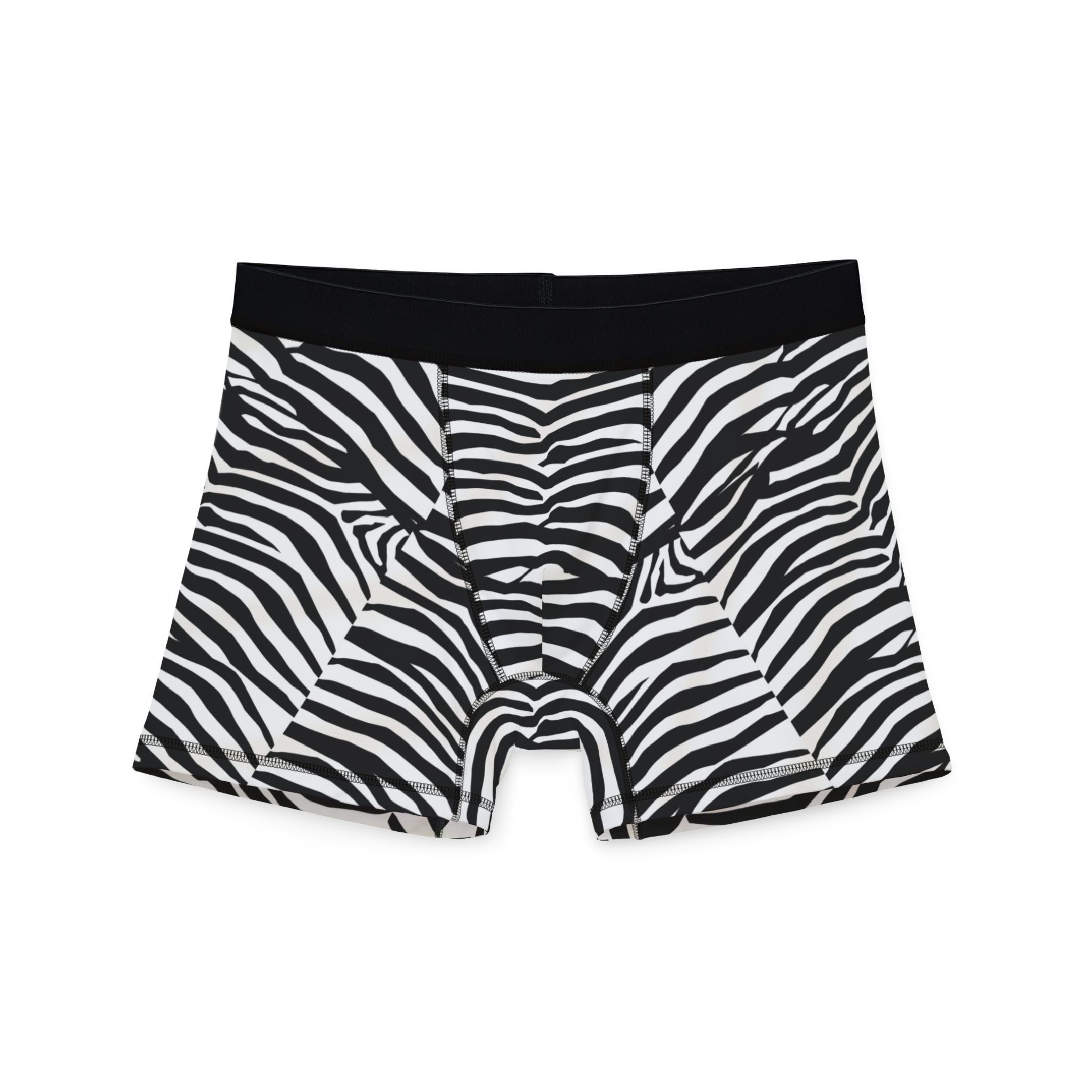 Zebra Print Men's Boxers - Stylish Comfort for Everyday Wear