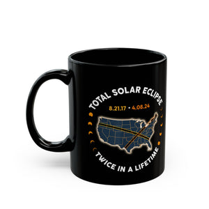 Solar Eclipse Black Mug (11oz, 15oz)-Phoenix Styles